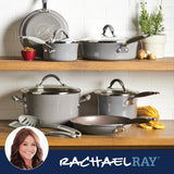 Nonstick Cookware Pots and Pans Set, 12 Piece, Sea Salt Gray Rachael Ray