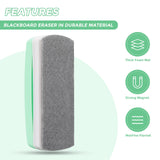 Ddaowanx Whiteboard Eraser, Magnetic Dry Erase Eraser, Glass Board Eraser,School and Office Supplies, Pack of 2 (Light Green)