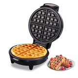 Aottop 7 Inches Round Classic Waffle Maker, 1000W Fast Heating Waffle Iron with 7-speed Temperature Control, Non-Stick Coating, Indicator Lights