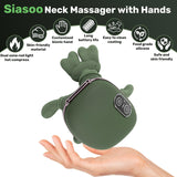 TREEFIA Shoulder and Neck Massager with Heat Heated Massager, Neck Massager with Fingers, Shoulder Massager with Hands, Simulates a Real Palm Massage for Comfort, Relax Muscle Tension