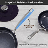 Nuwave Lux 13pc Forged Lightweight Nonstick Ceramic Cookware Set, PFAS-Free