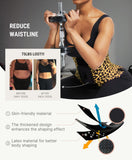 FeelinGirl Workout Waist Trainer Corset Tummy Control Corset Perspiring Vest Workout Body Shaper for Women Leopard S