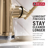 Delta Faucet Monrovia Touchless Bar Faucet with Touch Technology, Brushed Nickel Pull Down Prep Sink Faucet, Lumicoat Arctic Stainless 9991TL-AR-PR-DST