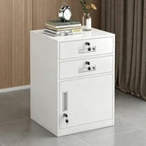 Metal File Cabinet Locking Filing Cabinet Under Desk Storage Organizer