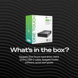Seagate One Touch 24TB External Hard Drive Desktop HDD - USB-C Compatible with Most Windows and macOS