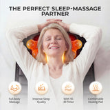 Himouta Shiatsu Full Body Massage Mat with Heat, Detachable Massager Pad, 10 Vibrating Motors, Deep Tissue Pain Relief for Back, Neck & Legs – Relaxation at Home or Office