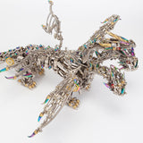 OBIOCKIDAY 3D Metal Puzzle, 3D Metal Model Kits Steampunk Mechanical Model 3D Jigsaw Puzzle, 2900+ Pieces 3D Laser Puzzle DIY Assembly Metal Model for Birthday Gift - Dragon