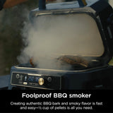 Ninja Woodfire ProConnect Premium XL Outdoor Grill & Smoker, Blue & Gold
