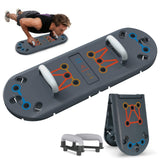 Hikeen Push Up Board - Portable Push Up Bar for Home & Travel, Multi-Functional Fitness Workout Equipment | Ideal Home Gym Equipment for Strength Training