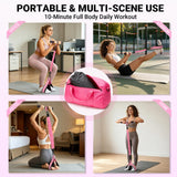 Pedal Resistance Bands with Handles, Adjustable Resistance Bands, Max 90Lbs