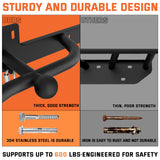 HWOOUSA Wall Mounted Pull Up Bar - Heavy Duty Chin Up Bar, Strength Training, Outdoor Pull-Up Bar for Garage, Joist, Wall Mount - Multifunctional Fitness Bar,Supports up to 600 Lbs HWOOUSA