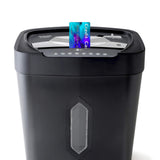 AU1230XA Anti-Jam 12-Sheet Crosscut Paper and Credit Card Shredder with 5.2-Gallon Wastebasket Aurora