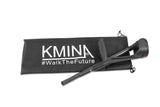 KMINA Foldable Forearm Crutch of Carbon Fiber (x1 Unit), Open Cuff, Lightweight, Folding Crutches, PRO Model, Made in Europe