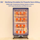 Clothes Dryer, 1000W Drying Machine for Laundry Double Layers PTALSEAW