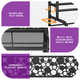 XXL-Dumbbell Rack Weight Rack for Dumbbells, VOPEAK Home Gym Storage Rack for Yoga Mat Kettlebells and Strength Training Equipment, Weight Storage Holder Stand Rack for Dumbbells with Wheels