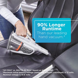 Dustbuster Handheld Vacuum, Cordless, AdvancedClean+, White BLACK+DECKER