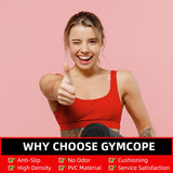 GymCope Large Exercise Mat for Home Workout,12‘x6’/10'x6'/9'x6'/8'x6'/7'x5'/6'x4' (7mm) Extra Thick Workout Mat, High-Density Gym Mat for Cardio, Jump Rope, MMA, Weights (Shoe-Friendly) GymCope