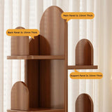 Tree Bookshelf,Vertical Storage Bookcase,Book Organizer Shelves