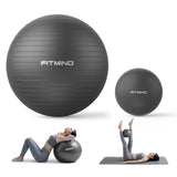 FITMIND Yoga Ball set-65cm&25cm(Black)