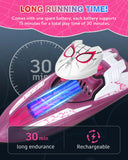 Fullware Spider Hero RC Boat, 2.4GHz Remote Control Boat with LED Lights for Kids, Pool Toy with 2 Rechargeable Batteries, Spray Function, and Low Battery Alarm for Boys & Girls (Spider Girl)
