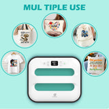 Heat Press Machine 12" x 10" Portable & Easy Heat Press for T-Shirts, Pillows