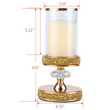 Candle Holder, Pillar Candle Holders, Crystal Candlesticks Holder for Wedding, Parties, Events, Chirstmas,Home Decor, Table Centerpieces CH028D (S)