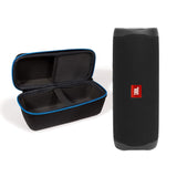 JBL Flip 5 (Black) + Bundle with divvi! Protective Hardshell Case JBL