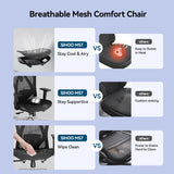 SIHOO M57 Ergonomic Office Chair, Mesh Back Desk Chair with 3D Armrests