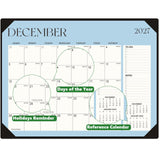 Coovernier Desk Calendar 2026-2027 with Desk Mat, 18-Month Large 22" x 17" Desk Pad Calendar from Jul 2026 to Dec 2027, Seasonal Theme Desktop Monthly Calendar for Home Office School