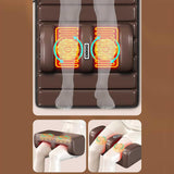 Electric Heated Full Body Massage Mat with 9 Adjustable Modes & Timer, Relaxing Massage Mattress for Back, Neck & Leg Relief, Perfect for Home & Office (Grey)