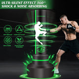 Freestanding Punching Bag with Gloves, 70'' Heavy Boxing Bag with Stand for Adult Teens, Standing Women Men Inflatable Kickboxing Bags for Beginners Training MMA Muay Thai Fitness