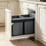Pull-Out Trash Bin for Cabinet Door, PP Material, Heat & Cold Resistant, with Handle Design, Ideal for Kitchen, Office, Bathroom, Space-Saving Solution