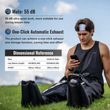 Air Compression Recovery System Full Leg Massager Boots with 8 Intensities 4 Modes Professional Sequential Device to Improvement,Relax,Fast Recovery Muscle for Athletes, Large Size(Height:185-195CM)
