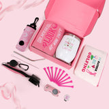 Funny Golf Gift Set for Women – Golf Accessories with 12oz Wine Tumbler, Club Brush, Divot Tool, Towel, Hat Clip & More