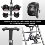 ITM5900 Advanced Heat and Massage Inversion Table, Gray/Black Innova Health and Fitness