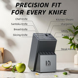 Premium Knife Set 15 Pcs Quality Kitchen Knife Set with Block, Japanese High Carbon Stainless Steel Razor Sharp Knife Block Set