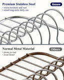 Kitsure Dish Drying Rack - Expandable Stainless Steel Dish Racks for Kitchen Counter, Auto-Drain Drying Rack for Kitchen with Cutlery Holder & Non-Slip Feet, 16.1-26.6" L x 12.6" W, Black