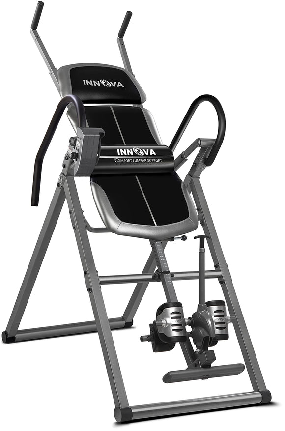 Innova ITX1200 Inversion Table with Adjustable Stretch Bars for Optimal Slope Inversion and Full Body Stretch Innova Health and Fitness