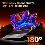 drkako 15.6" FHD IPS Student Laptop, AI Assistant Included, Office 365
