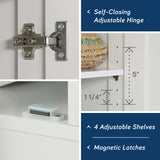 Sauder Select Storage Cabinet/ Pantry cabinets, White finish