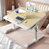 Adjustable Height Laptop Desk, Foldable Bed Tray Table, Portable Lap Desk