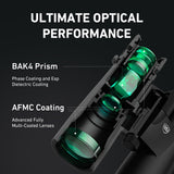 15X45 HD Binoculars for Adults High Powered with Binocular Harness Strap, Phone Adapter and Tripod, IPX7 Waterproof Binoculars for Hunting Wildlife Bird Watching Cruise Ship Travel Hiking Three Triping