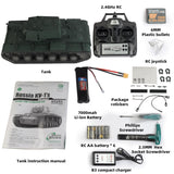 Heng Long Modified Ver. rc Tank 1/16 Soviet KV1 Tank Model 3878(360° & 7000mah & Metal Track & Road & Sprocket & Idle Wheel)
