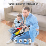 4DRC M5 RC Helicopter for Kids 3-12 and Beginners, Remote Control Helicopter with Altitude Hold, 2 Batteries with 30Mins Flight，Whole Alloy Toy for Boys Girls Indoor Gift