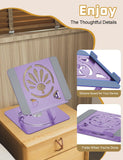 Adjustable Laptop Stand for Desk-360° Rotating Foldable Laptop Holder Ergonomic Laptop Riser for MacBook
