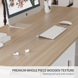 L Shaped Standing Desk, 63 inch Executive Standing Desk, Adjustable Height Desk with Storage Drawers for Home Office