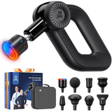 BOB AND BRAD D6 Pro Max+ Massage Gun with Heat and Cold, Powerful Deep Tissue Percussion Massager with 16mm Amplitude, Professional Muscle Massager Gun for Athletes, Quiet Electric Handheld Massager