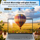 Lenovo 15.6" FHD Essential Laptop, Intel Processor, 8GB DDR5, 128GB Storage