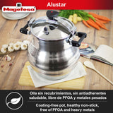 23.2 Quart Pressure Cooker, recommended use for professionals, made of extra thick aluminum, express MAGEFESA