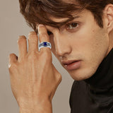 Oseew 2027 Class Graduation Ring Personalized Men High School